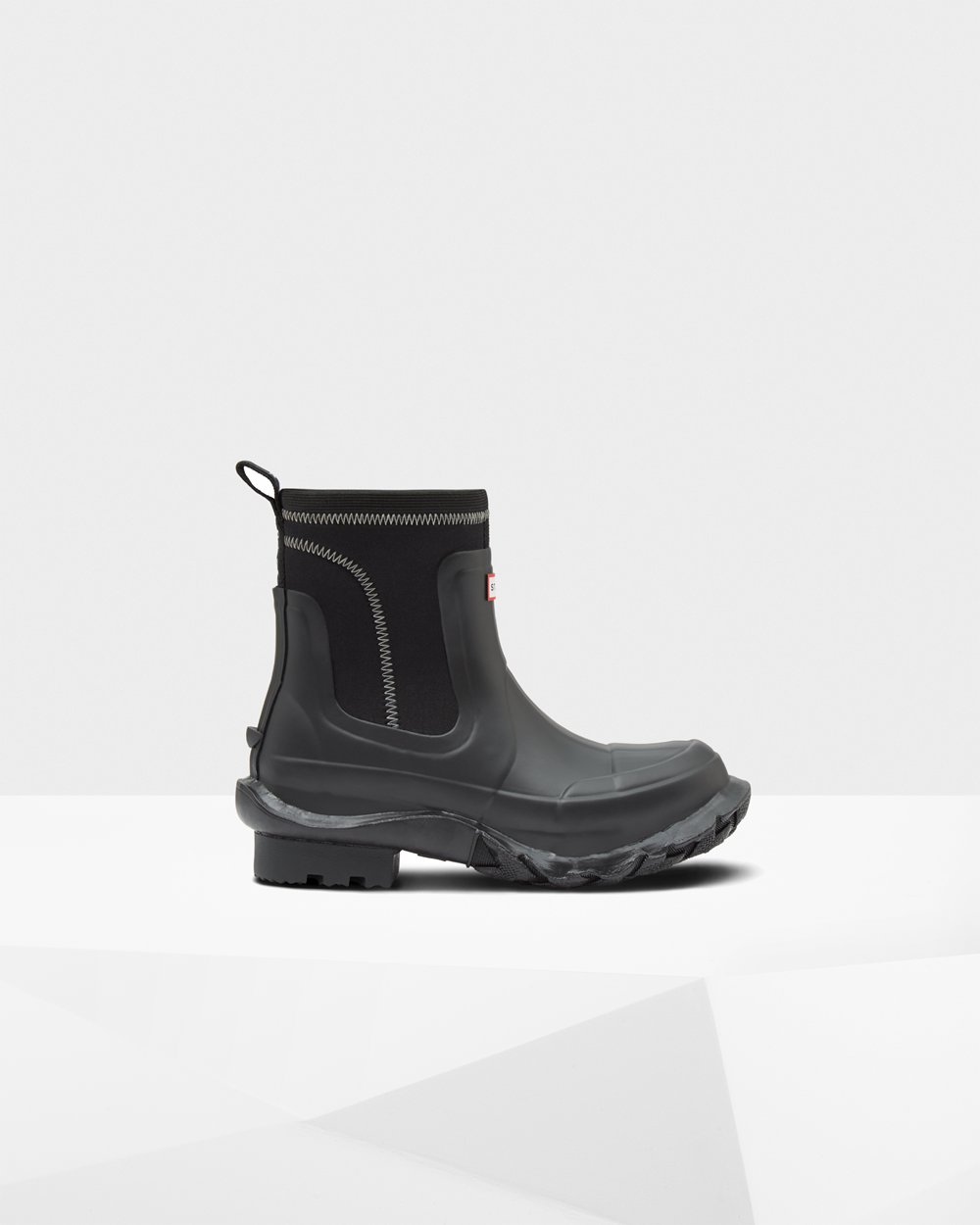 Hunter Stella Mccartney X Chelsea Boots - On Sale Mens Black - RYXMUA158